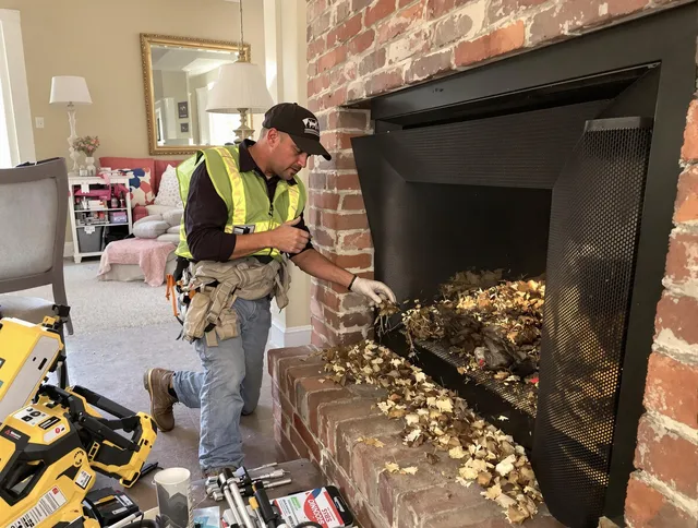 Safe screening installation by Ledyard Chimney Sweep in Ledyard, CT