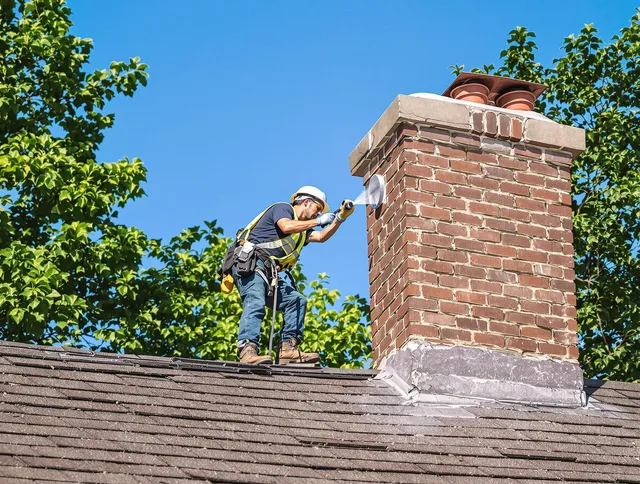 Ledyard Chimney Sweep performing an inspection with advanced tools in Ledyard, CT