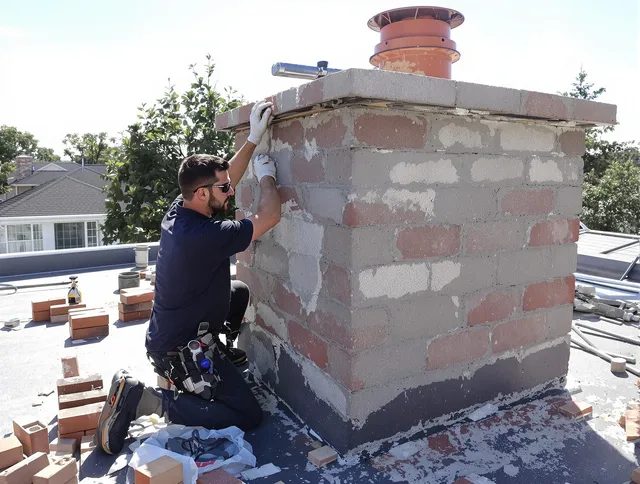 Advanced chimney repair process by Ledyard Chimney Sweep in Ledyard, CT