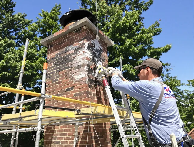 Structural chimney repair by Ledyard Chimney Sweep in Ledyard, CT