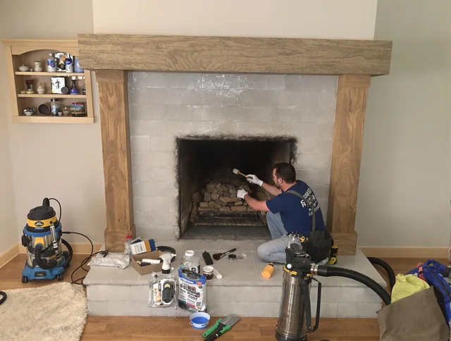 Detailed creosote removal process by Ledyard Chimney Sweep in Ledyard, CT