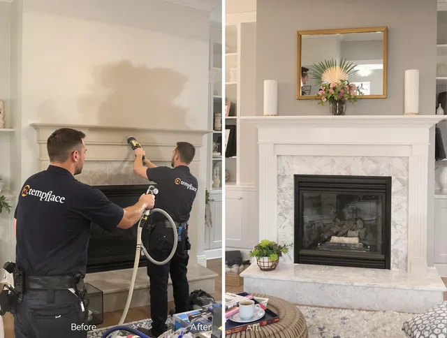 Professional soot removal by Ledyard Chimney Sweep team in Ledyard, CT